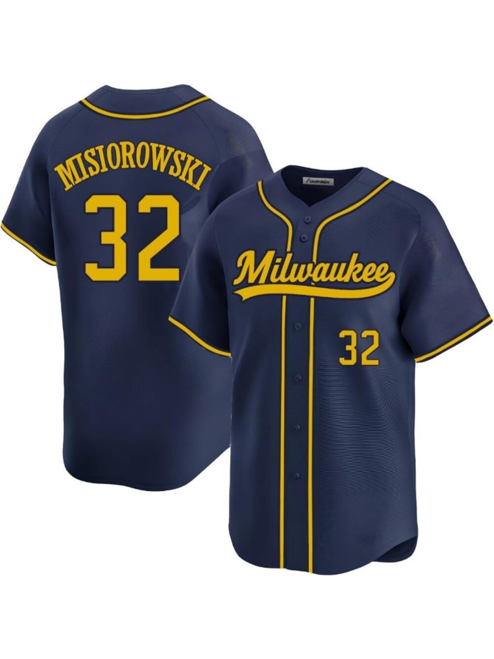 Unisex Milwaukee Baseball Stitched Tee - Perfect for Men, Women & Kids!